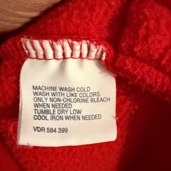 Nautica Red Fleece Pullover - Picture 5 of 5